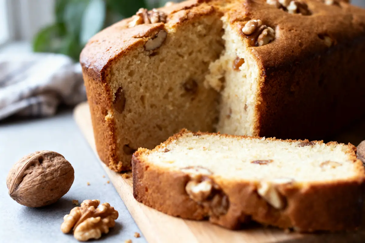Gâteau aux Noix : Recette moelleuse et fondante à découvrir !
