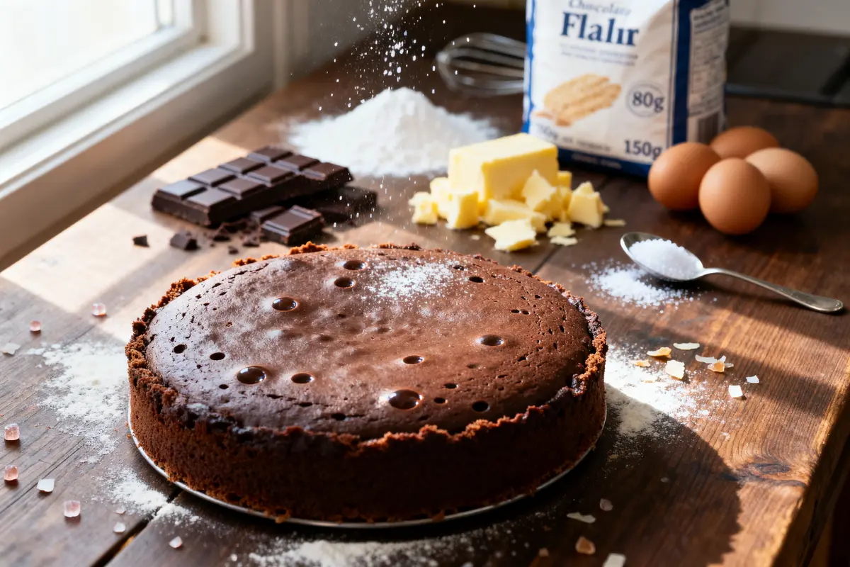 Gâteau rapide au chocolat : Recette ultra moelleuse en 10 min !