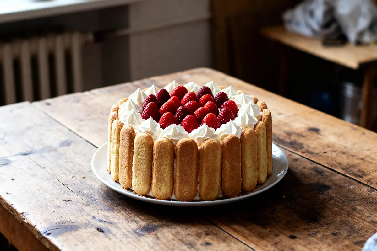 Charlotte aux fraises classique : La recette facile et parfaite