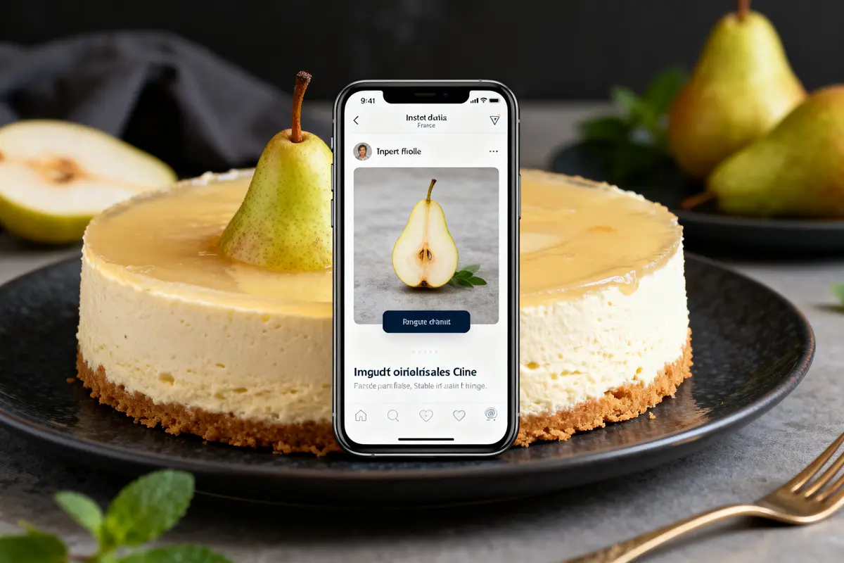 Insert poire pour entremet : La recette simple et croustillante